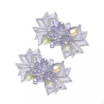 2 шт. Стразы украшения для обуви подвески для высоких каблуков свадебная одежда