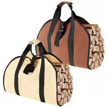 2 шт. сумка для хранения дров большой емкости из ткани Оксфорд, устойчивая к царапинам, сумка-тоут для хранения дров на открытом воздухе