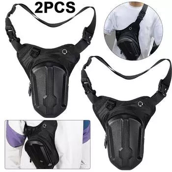 2 шт. сумка для мотоцикла с жестким корпусом, сумка для ног мотоцикла, аксессуары для езды (черный)