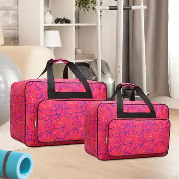 2 шт. сумка для швейной машины чехол для переноски пылезащитная сумка для хранения пряжи розы красного