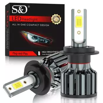 2 шт. супер яркие 18000LM H4 H7 светодиодные лампы для фар автомобиля H8 H11 H1 9005 9006 9007 9008 9012 HB3 HB4 HB5 H13 Hir2 светодиодные лампы для автомобильных фар H1