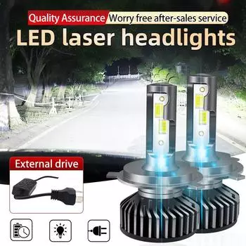 2 шт. супер яркие мини H4 H7 светодиодные лампы для автомобильных фар 20000 лм авто H1 H11 светодиодные лампы H8 HB3 HB4 9005 9006 9012 6500K 4300K 8000K авто лампы 12 В 24 В H1 белый