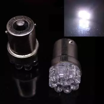 2 шт. супер яркий автомобильный указатель поворота, предупреждающий задний тормозной фонарь, 9 светодиодов