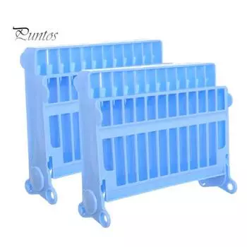 2 шт. сушилка для посуды, открывающаяся на 180 градусов, складная подставка для хранения, подставка для слива столовых приборов, держатель для столовых приборов, ложек, вилок синий