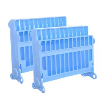 2 шт. сушилка для посуды, открывающаяся на 180 градусов, складная подставка для хранения, подставка для слива столовых приборов, держатель для столовых приборов, ложек, вилок белый