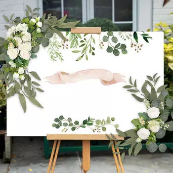 2 шт., свадебная арка, цветы, деревенский декоративный пион ручной работы, искусственный цветок для входной двери розовый