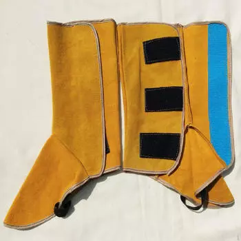 2 шт. Сварочные чехлы для сапог, кожаные гетры, оборудование, бахилы, гетры для