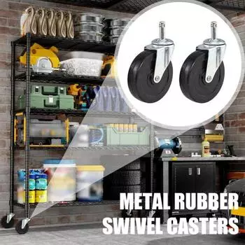 2 шт. сверхпрочных роликовых колеса, прочные, выдерживающие нагрузку, простая установка, универсальное вращение на 360 градусов, безопасное катание A 2pcs