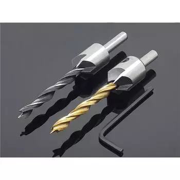 Набор сверл с зенковкой, столярная развертка, сверло для растачивания фасок, сверло с круглым хвостовиком, сверло для винтов, деревообрабатывающий инструмент