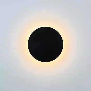 2 шт. светильники для крыльца, круглые, черные, водонепроницаемые, AC85-220V, настенные светильники, применяются для наружного садового, паркового, коридорного декоративного освещения warm white