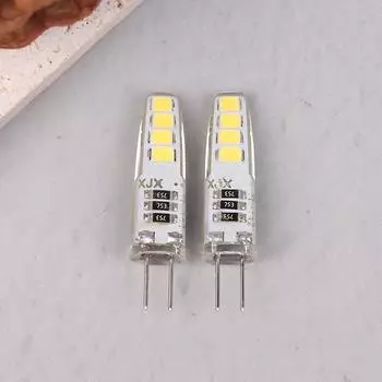 2 шт. светодиодная лампа G4 2 Вт, переменный ток 220 В, 2835 Smd 8/10 светодиодов, теплый/холодный белый/нейтральный свет, угол поворота 360 градусов, люстра, замена галогенной лампы