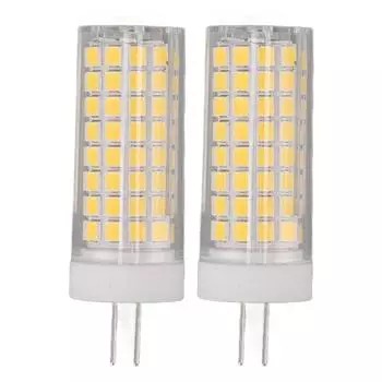 2 шт. светодиодная лампа «Кукуруза» керамическая 102 светодиода с цоколем G4 10 Вт с регулируемой яркостью, эквивалент галогенной лампы 100 Вт AC100?120В