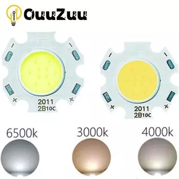 2 шт., светодиодная лампа высокой мощности COB, 250 мА, 20 мм, 3 Вт, 5 Вт, 7 Вт, 10 Вт, светодиодный источник, чип, лампа, прожектор, точечный светильник, лампы «сделай сам» 12V 3W белый