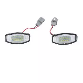 2 шт. светодиодная подсветка номерного знака 6000K белая для Honda Civic для Acura MDX RL TL TSX ILX автомобильные аксессуары внешние детали 6000K