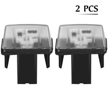 2 шт. светодиодная подсветка номерного знака для Citroen C3 C4 C5 Berlingo Saxo Xsara Picasso для Peugeot 206 207 306 307 308 5008