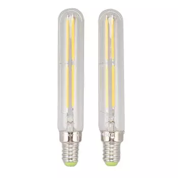 2 шт. светодиодная трубчатая лампа 4 Вт E14 2300K трубчатая лампа T20x120 220?240 В для освещения чистый