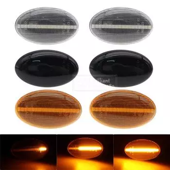 2 шт. светодиодные динамические боковые габаритные огни, поворотный фонарь, боковой повторитель для Subaru Impreza Wrx 02-07 Forest 01-05 Liberty 00-03