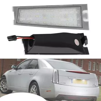 2 шт. светодиодные фонари номерного знака для Cadillac CTS Sedan 2008 2009 2010 белые светодиодные лампы Cadillac
