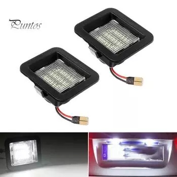2 шт. светодиодные фонари номерного знака, супер яркие, высокие люмены, IP68, водонепроницаемые, универсальные, простая установка, лампы для номерного знака, лампы для F150 Raptor 2pcs