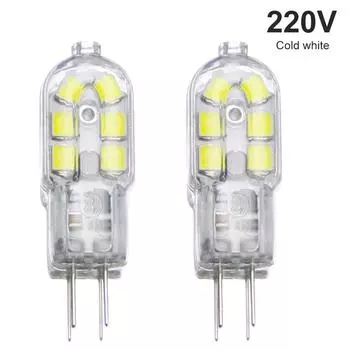 2 шт. светодиодные лампы 360 градусов светоизлучающие ночные светильники для люстр настольные лампы освещение шкафа AC/DC12V 220v warm white