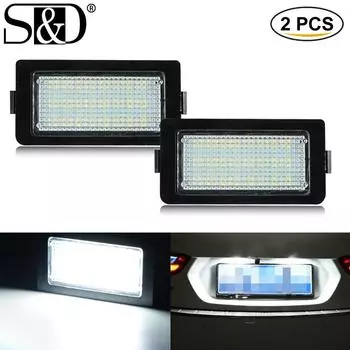 2 шт. светодиодные лампы номерного знака OBC безошибочный свет для BMW E38 7 серии 728i 730i 730d 740i 740d 740iL 750i 750iL 1995-2001 24SMD 2835 авто лампа