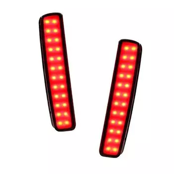 2 шт. Светодиодные мигающие стоп-сигналы-отражатели бампера для Scion tC Toyota Prius V 2012-17