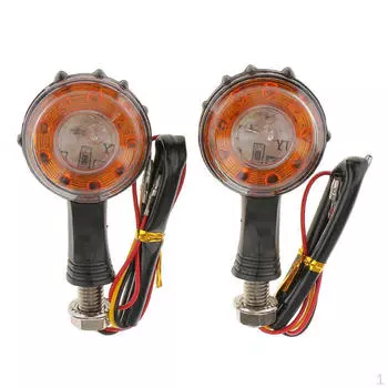 2 шт. светодиодные задние фонари для мотоцикла с указателем поворота, лампа с рисунком ладони для Halley