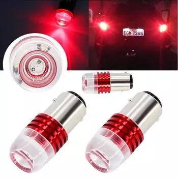 2 шт. светодиодных фонарей для мотоцикла 7443 1157, стоп-сигналы 5630, 3SMD, вогнутая линза, прямая вспышка, фонари заднего хода, аксессуары для мотоциклов