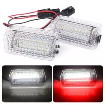 2 шт. светодиодных лампочек для автомобильных дверей белого цвета для Toyota Land Cruiser 200 Series 150 Series Prado MK4 J150 для Lexus ES240 IS250 белый