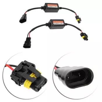 2 шт. светодиодный декодер Canbus для автомобильных фар, безошибочный резистор H1 H3 H4 H7 H9 H11, адаптер для Kia, Buick, Mazda, Chevrolet