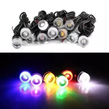 2 шт. светодиодный фонарь для заднего номерного знака мотоцикла с винтовым болтом SMD янтарный Eagle Eye 3SMD 5630 светодиодный автомобильный DRL дневной ходовой сигнал синий