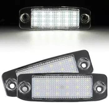 2 шт. светодиодный фонарь номерного знака в сборе, автоматический задний фонарь Canbus, без ошибок для Hyundai Tucson Sonata I40, белые автомобильные аксессуары