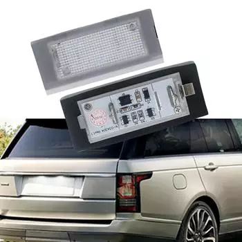 2 шт. светодиодный фонарь подсветки номерного знака для автомобиля LAND ROVER Range Rover 2003 2004 2005 -2012 задний фонарь подсветки номерного знака Canbus