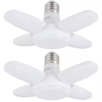 2 шт. светодиодный потолочный светильник для гаража 38 Вт, деформируемый, регулируемый, складной, шахтерский светильник 85?265В