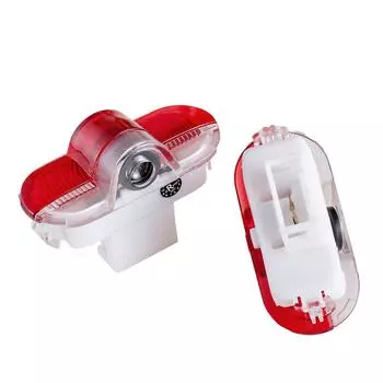 2 шт. светодиодный светильник для двери автомобиля для SKODA OCTAVIA VRS с логотипом, подходит для Octavia A5 2013 Octavia 2 3 Skoda Welcome Light, лампа для проектора с логотипом SKODA Logo