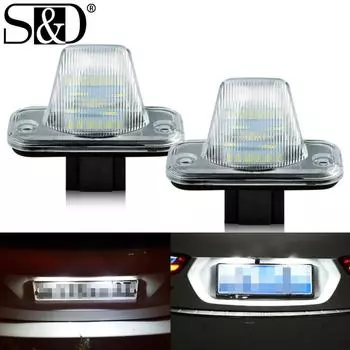 2 шт. светодиодный светильник номерного знака для VW Volkswagen Transporter T4 Bus Kasten 1990-2003 Passat B5 B6 2001-2008