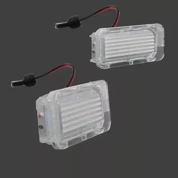 2 шт. светодиодный светильник номерного знака для Ford Focus 5D Fiesta Mondeo MK4 C-Max MK2 S-Max Kuga Galaxy