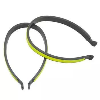 2 шт. светоотражающие клипсы для брюк, полоски безопасности для езды на велосипеде на открытом воздухе, щиколотка, высокая видимость, велосипедные брюки, клипса