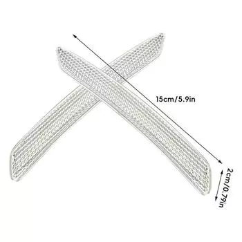 2 шт. светоотражающие наклейки для автомобиля, наклейки на дверь автомобиля, предупреждающие светоотражающие ленты, 3 цвета, знаки безопасности, автоотражающие наклейки красный