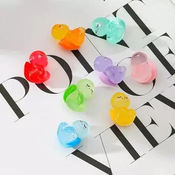 2 шт. светящаяся смоляная черепаха микропейзаж настольный декор мультфильм аксессуары своими руками кукольный домик домашний сказочный сад декор One size