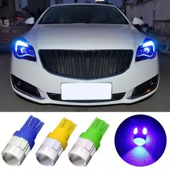 2 шт. T10 6 SMD 5630 чип автомобильный светодиодный индикатор линзы клиновые купольные фонари лампы лампы жёлтый