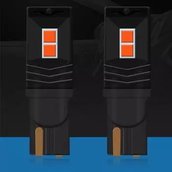 2 шт. T10 клиновая лампа светодиодная высокая яркость алюминиевый светильник номерного знака купольный индикатор для автомобиля красный