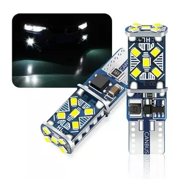 2 шт. T10 W5W светодиодные 194 супер яркие автомобильные фары авто чтение Doom дверные лампы для автомобиля клин поворота боковые внутренние парковочные лампы DRL белые 12 В белый