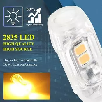 2 шт. T10 W5W светодиодные лампы стробоскоп фиксированный 3030 5SMD автомобильный салонный светильник для чтения дверь номерной знак клин лампа 12 В автомобильные парковочные огни Fixed