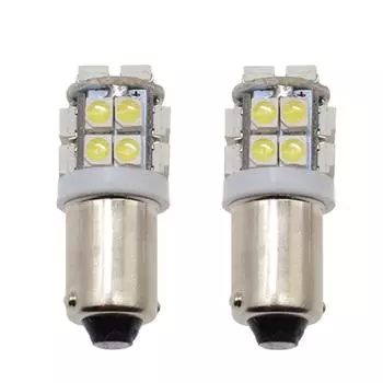 2 шт. T11 Ba9s T4W 3528 20smd 1210 внутреннее чтение номерного знака лампа задние фонари датчик белый яркий свет 12 В постоянного тока автомобильный маркер светодиодный белый
