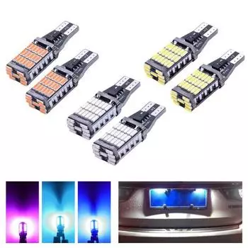 2 шт. T15 W16W / 921/912 светодиодный автомобильный габаритный фонарь, резервный фонарь заднего хода, сигнальная лампа