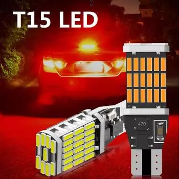 2 шт. T15 W16W 921 912 T16 902 светодиодные лампы высокой мощности 45 шт. 4014SMD супер яркие 1200LM заменяют автомобильные фонари заднего хода белые 1863 Отзывы 6709 заказов белый