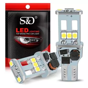 2 шт. T15 W16W 921 912 T16 902 светодиодные лампы высокой мощности 8SMD 3030 супер яркие 1200LM замена для автомобиля фонарь заднего хода лампы заднего хода белые