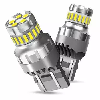 2 шт. T20 светодиодные лампы 7443/7440/7441/4014, 6500 К, белые, для парковки автомобиля, дневные ходовые огни DRL, 12 В, стоп-сигнал T20 7443 7440 etc