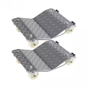 2 шт. тележки для колес автомобиля, грузоподъемность 1100 фунтов, помощник по парковке, скейтборд для перемещения шин автомобиля